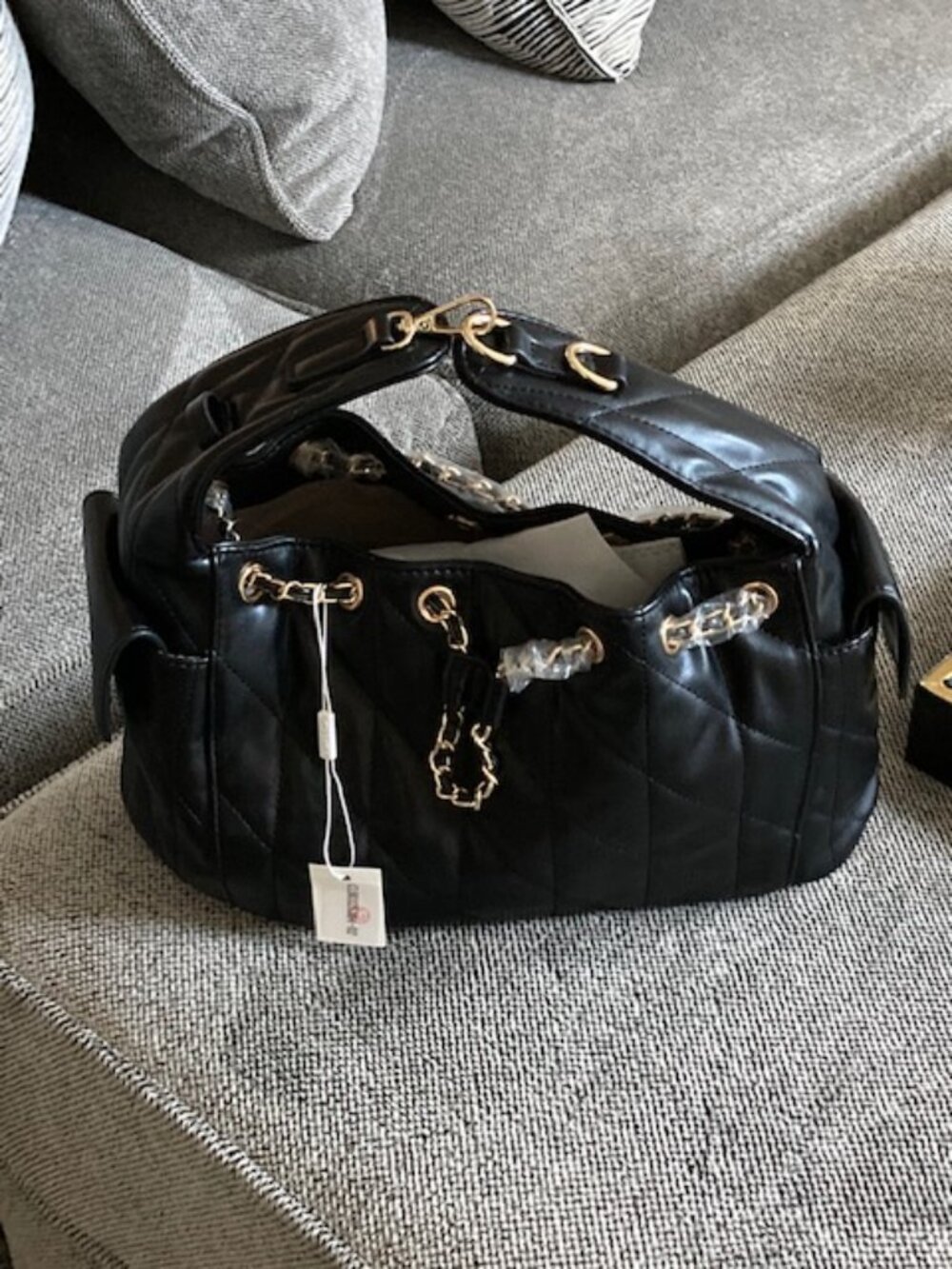 Black and Gold Tote